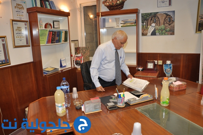 الرئيس المنتخب فائق عوده يتولى مهامه في المجلس المحلي في جلجولية 